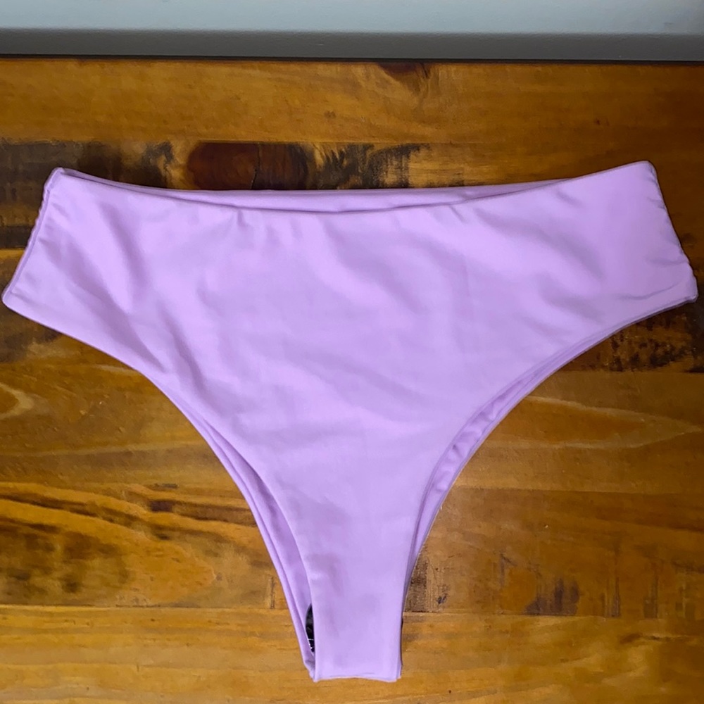 Zaful High Tanga Swim Bikini Bottoms